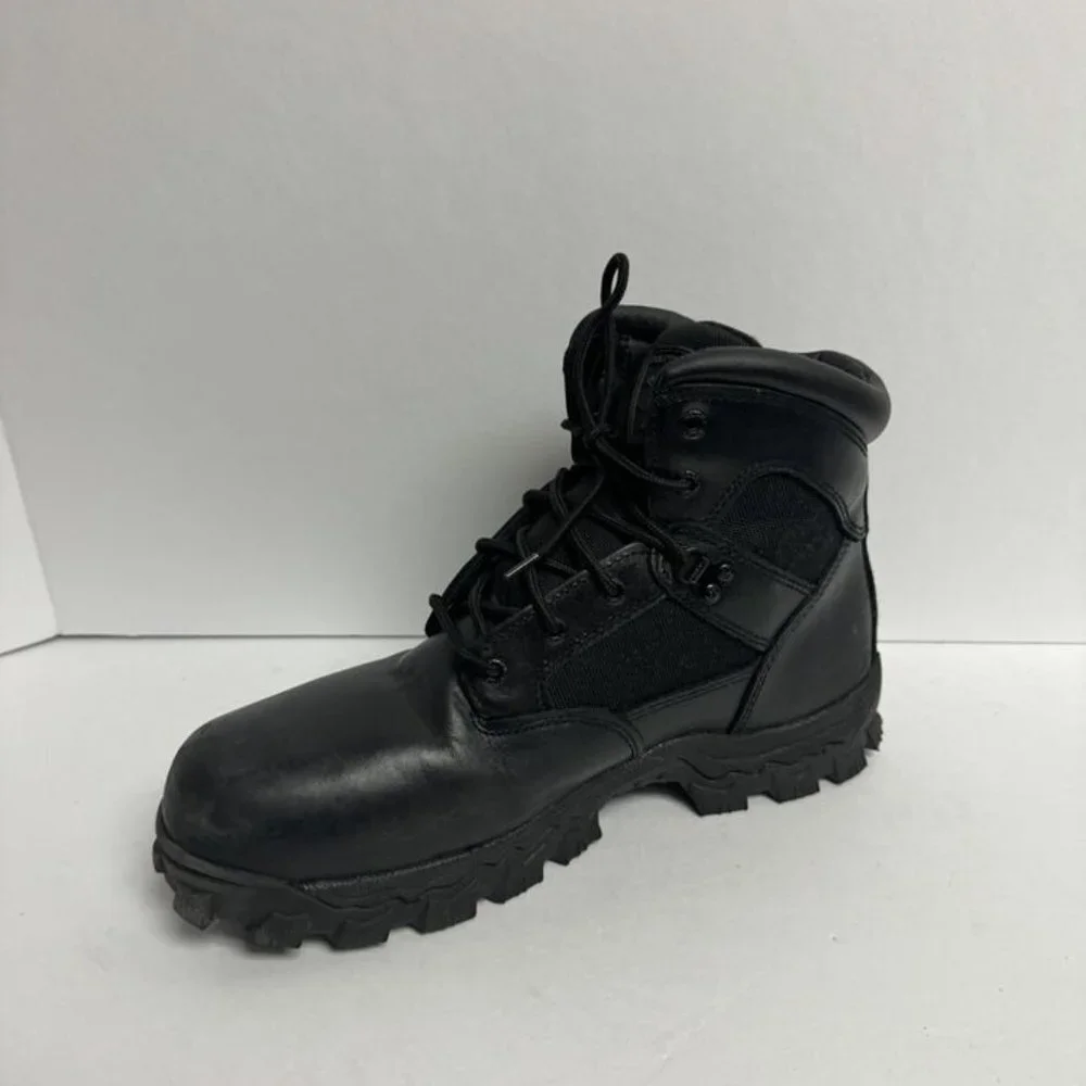 Rocky Mens Alphaforce Combat Boot Black Size 11.5W